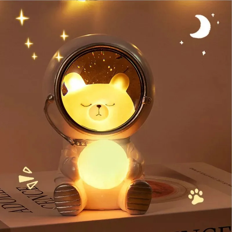 Miniatura 7 de Lampara Luz Nocturna Animales Astronauta